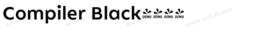 Compiler Black字体转换